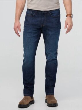 DU/ER Jeans Men's 36x32 L2X Performance Denim Relaxed Fit Taper